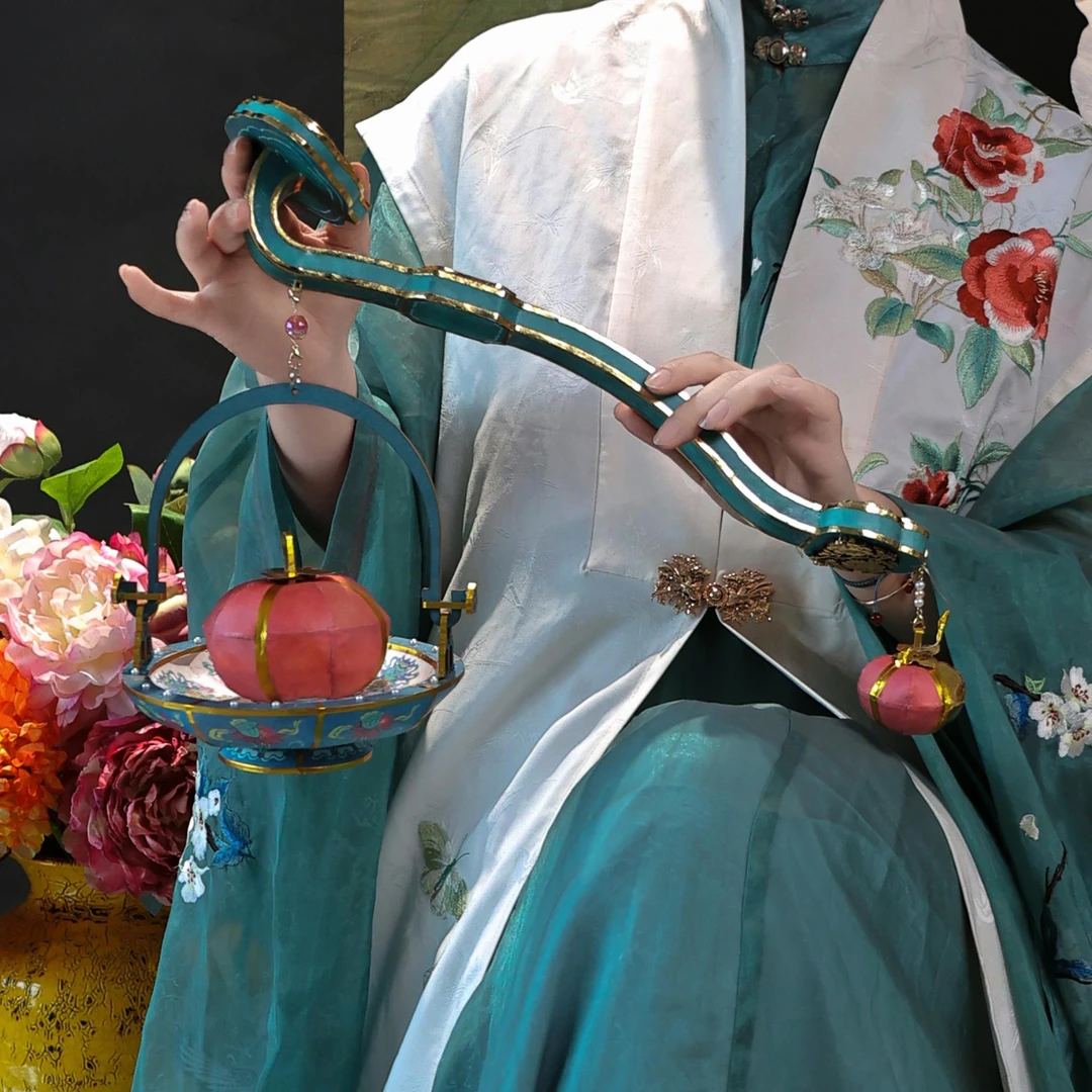 一念守仙 称心如意灯柿子灯材料包灯笼2025新年古风手持花灯