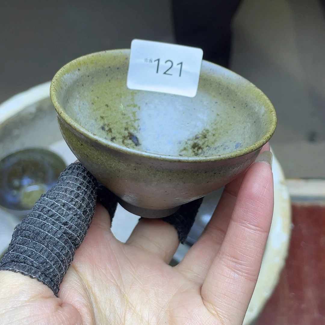 茶***境茶盏121 福临号建盏薄胎柴烧