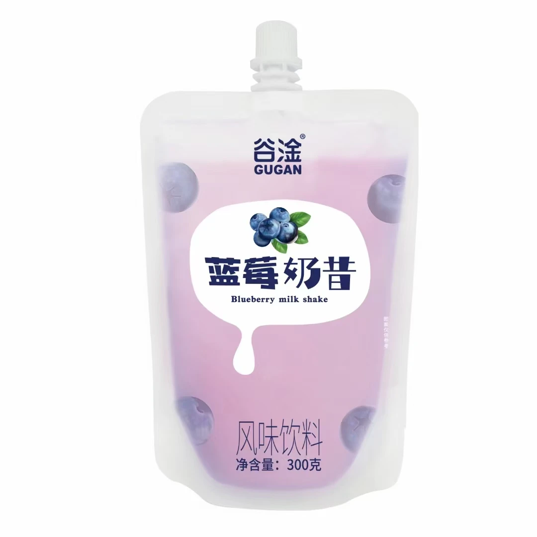 谷淦草莓味蓝莓味百香果味芒果味奶昔300g儿童营养早餐奶