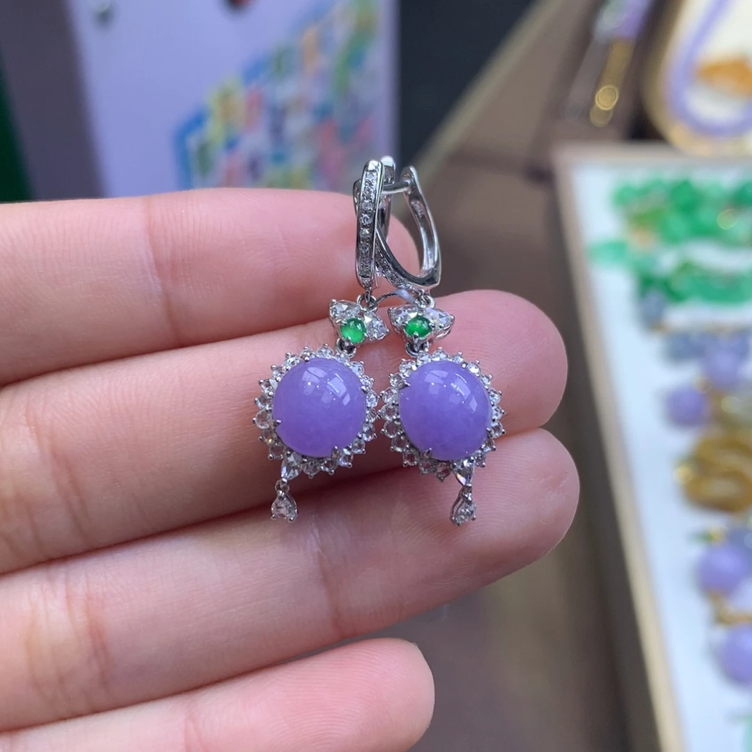 翡翠18K金镶嵌颈饰翡翠