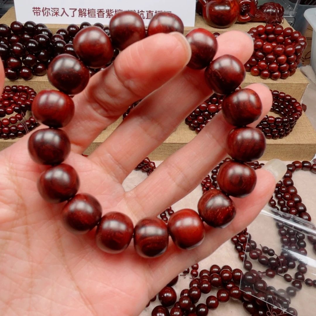 帅***子手串/手链小叶紫檀12×13原汁原味