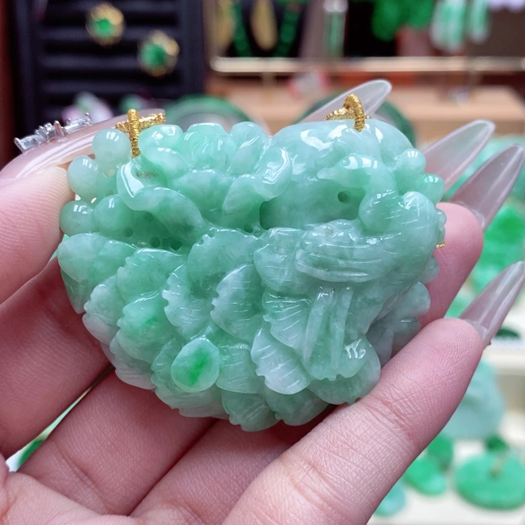 颈饰未镶嵌翡翠翡翠吊坠