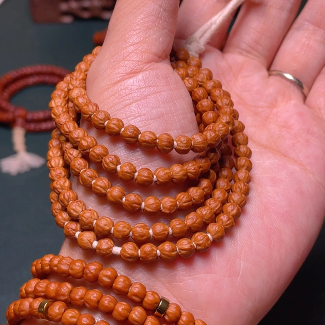 柏香籽/百香籽吊坠莲花金豆