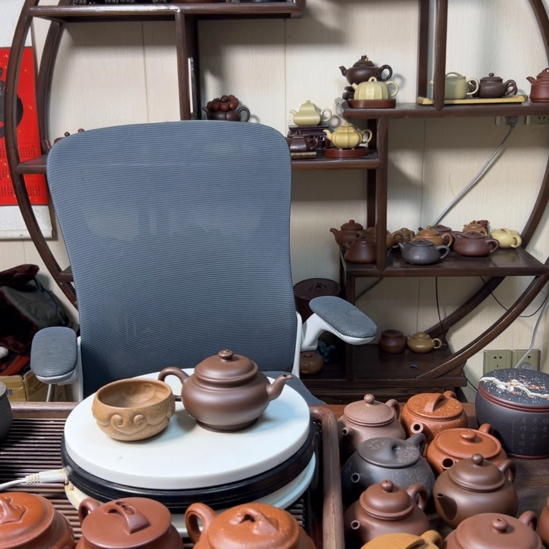 紫砂茶壶心**钟老紫泥明玉170