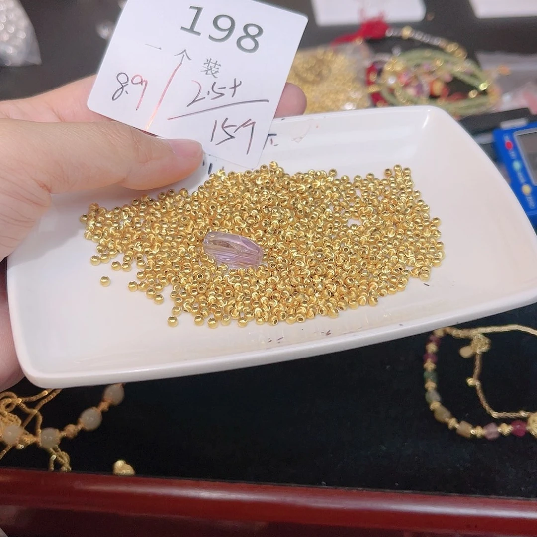 紫晶珠宝半成品银S925镀金镶嵌198