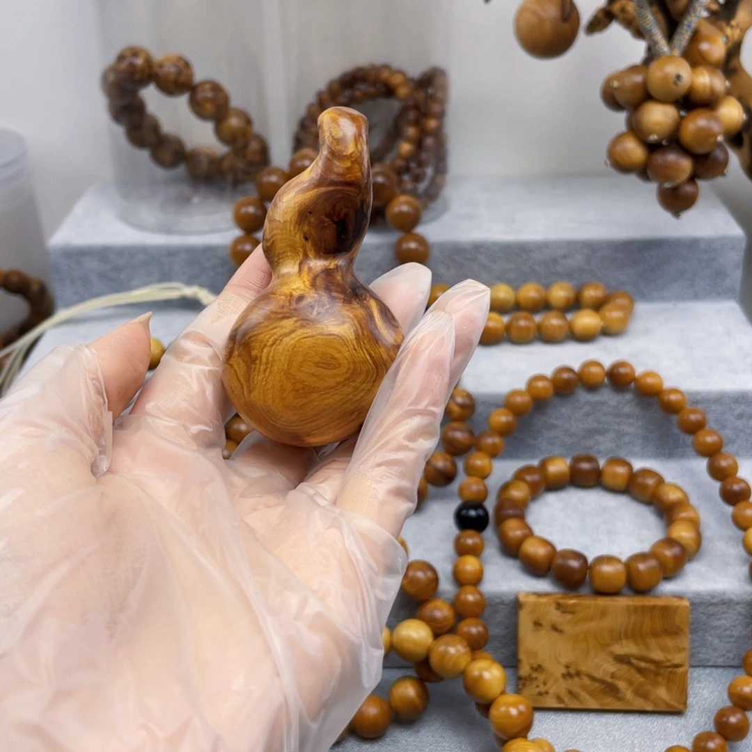 柏木（崖柏）太行崖柏手把件