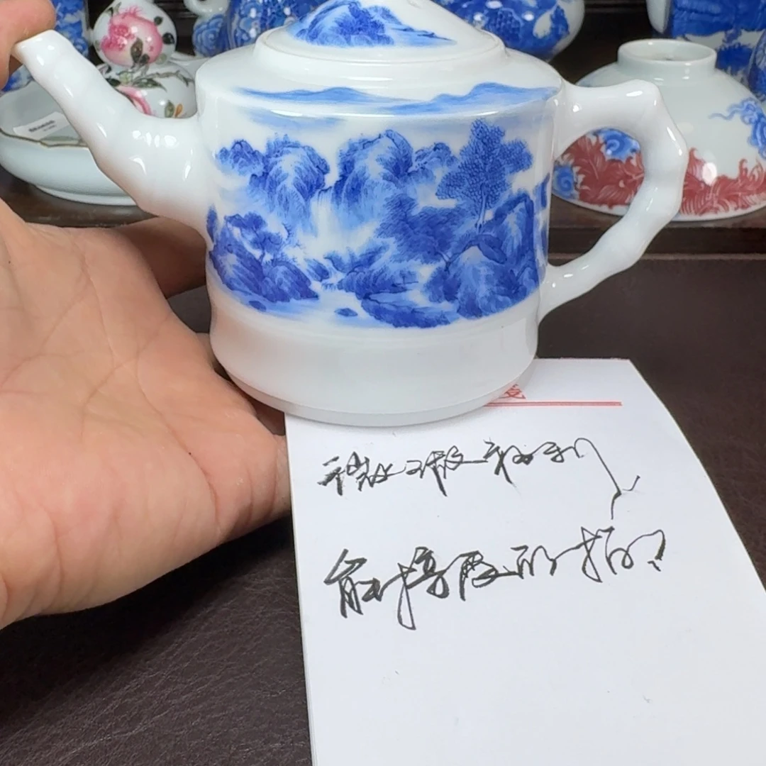 瓷片当代景德镇陶瓷手绘茶具