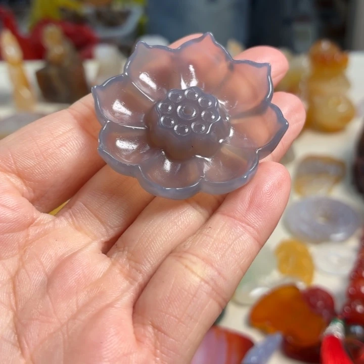 玛瑙/玉髓未镶嵌吊坠(不含链)