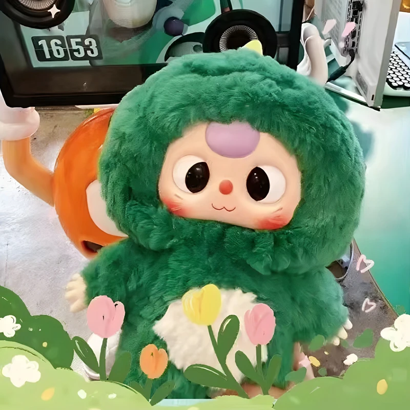 娃三岁初代毛绒大娃400%大体BABY THREE毛绒塘胶潮玩手办女孩