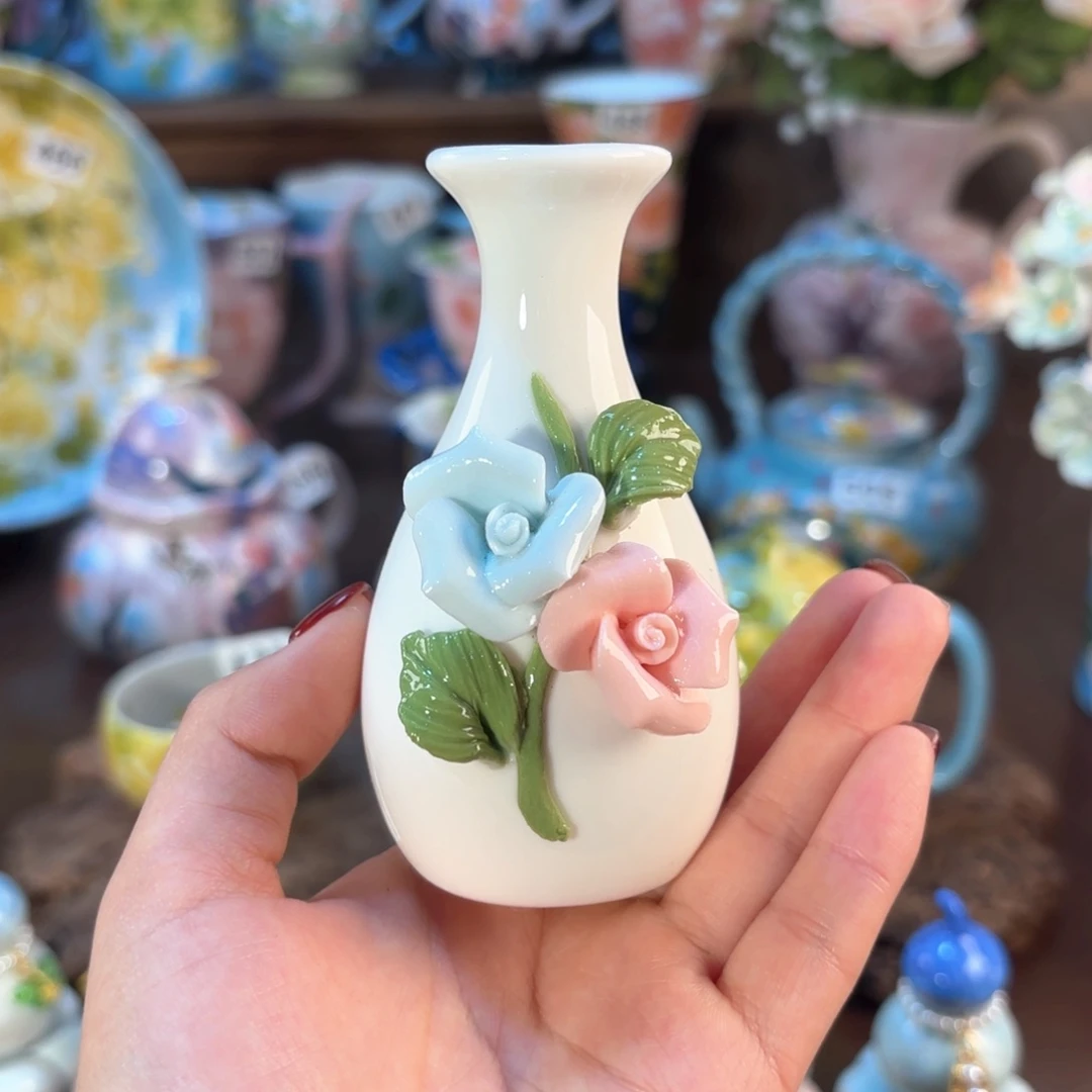 景德镇手绘高温釉下彩陶瓷茶具