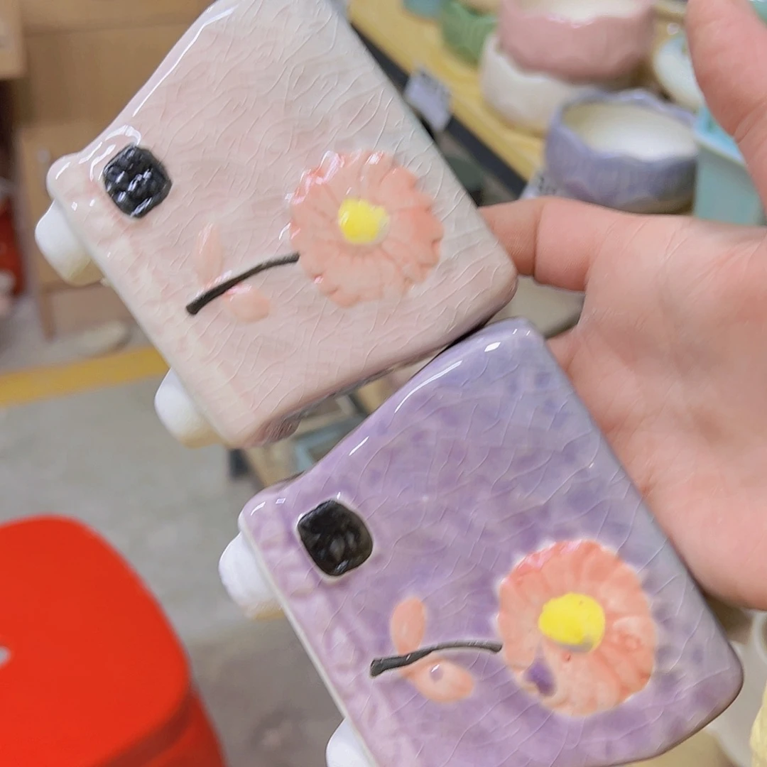 红陶陶瓷花盆当场满12包邮