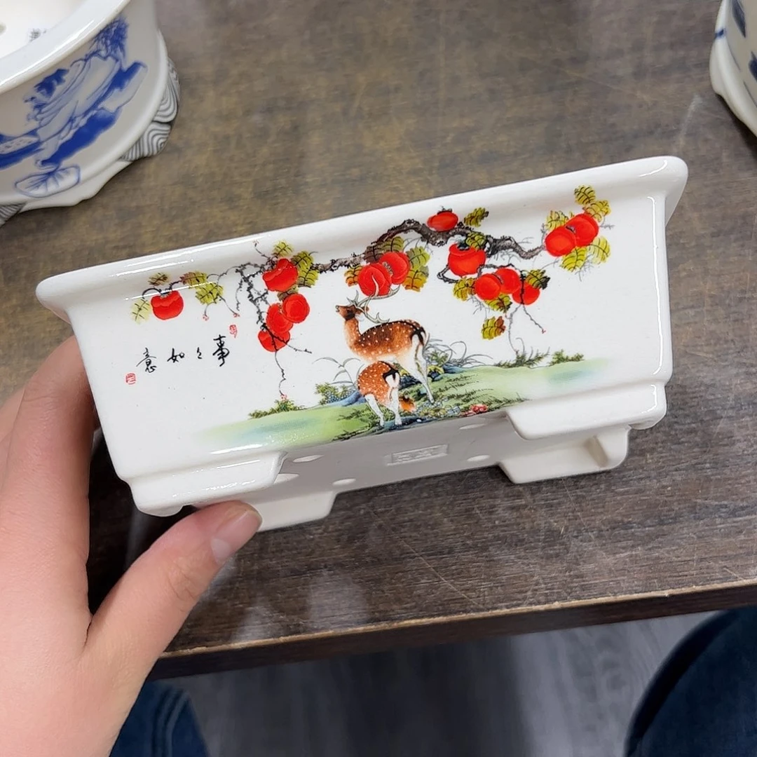 紫砂花盆源*976号瑕疵15/12/5cm