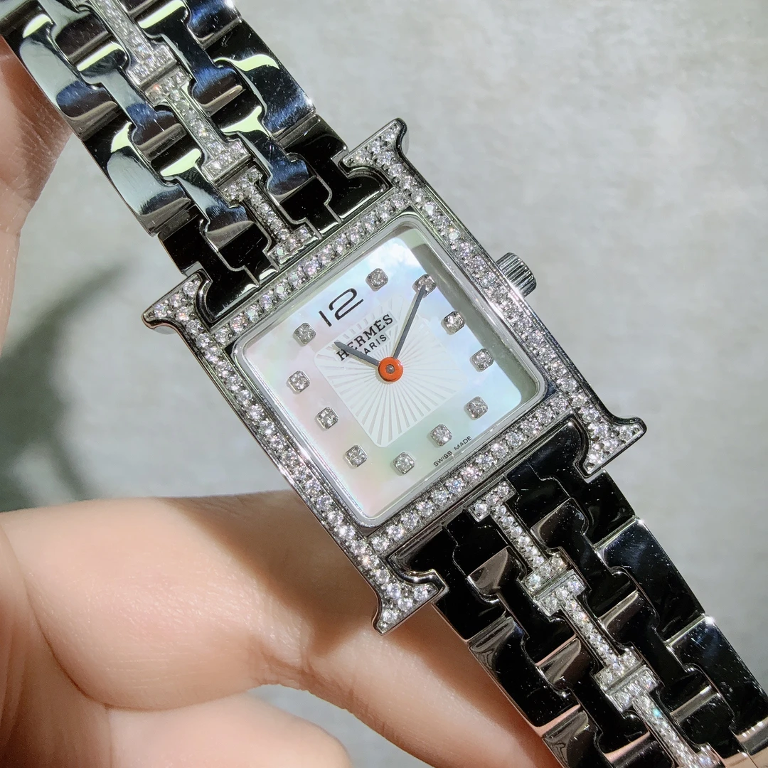 95新 Hermes/爱马仕 HHOUR系列/表径21mm/石英
