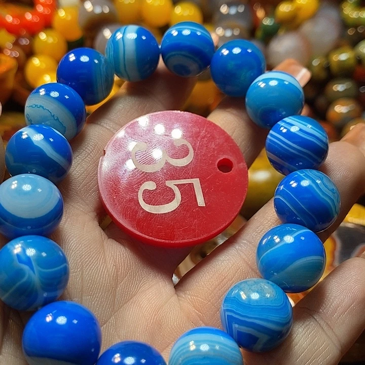 坦***.玛瑙/玉髓未镶嵌手链