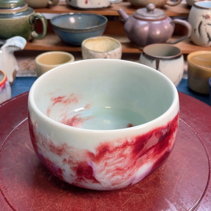 摆件钧瓷玉石釉茶洗
