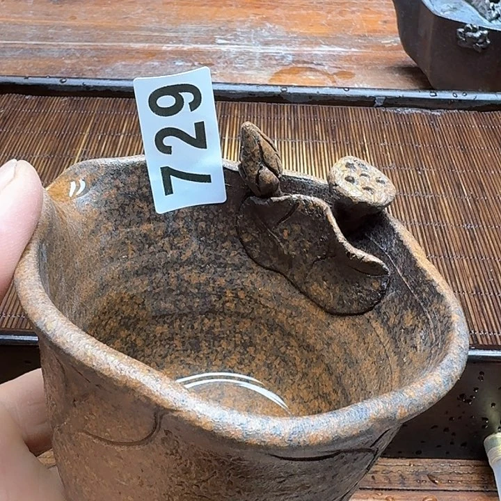 纯手工制作粗陶茶具