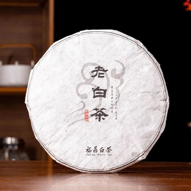福鼎磻溪老白茶寿眉饼枣香醇厚正宗核心产区茶叶2019年老白茶
