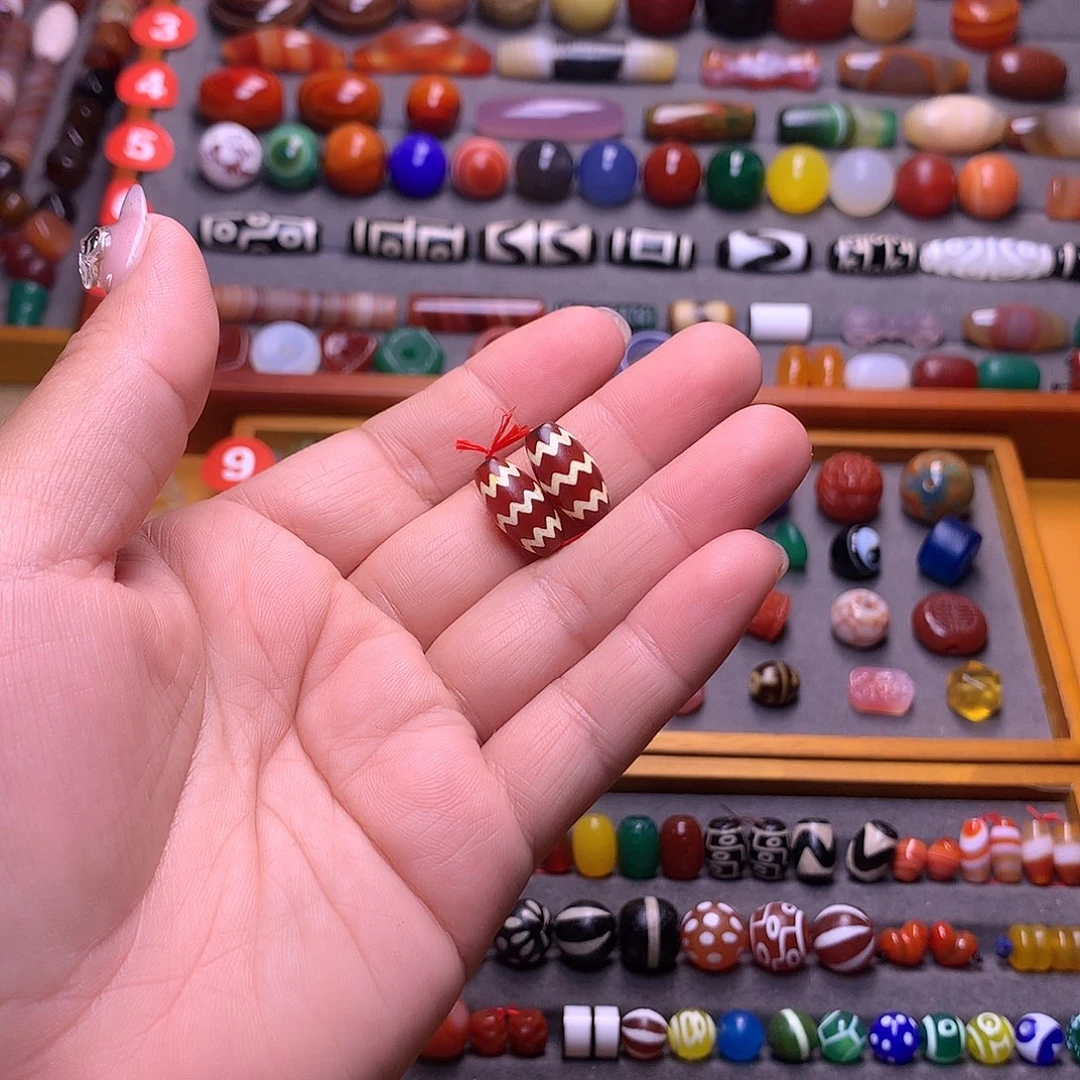 槿***满玛瑙/玉髓未镶嵌颈饰