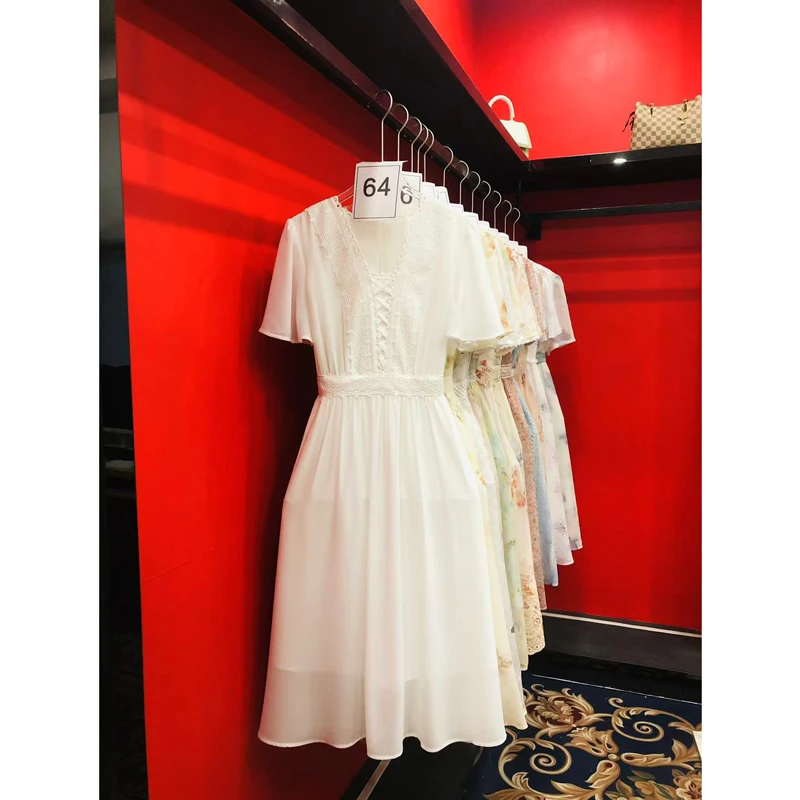 527飘逸夏季简约气质连衣裙轻奢时尚法式设计师优雅显瘦长裙