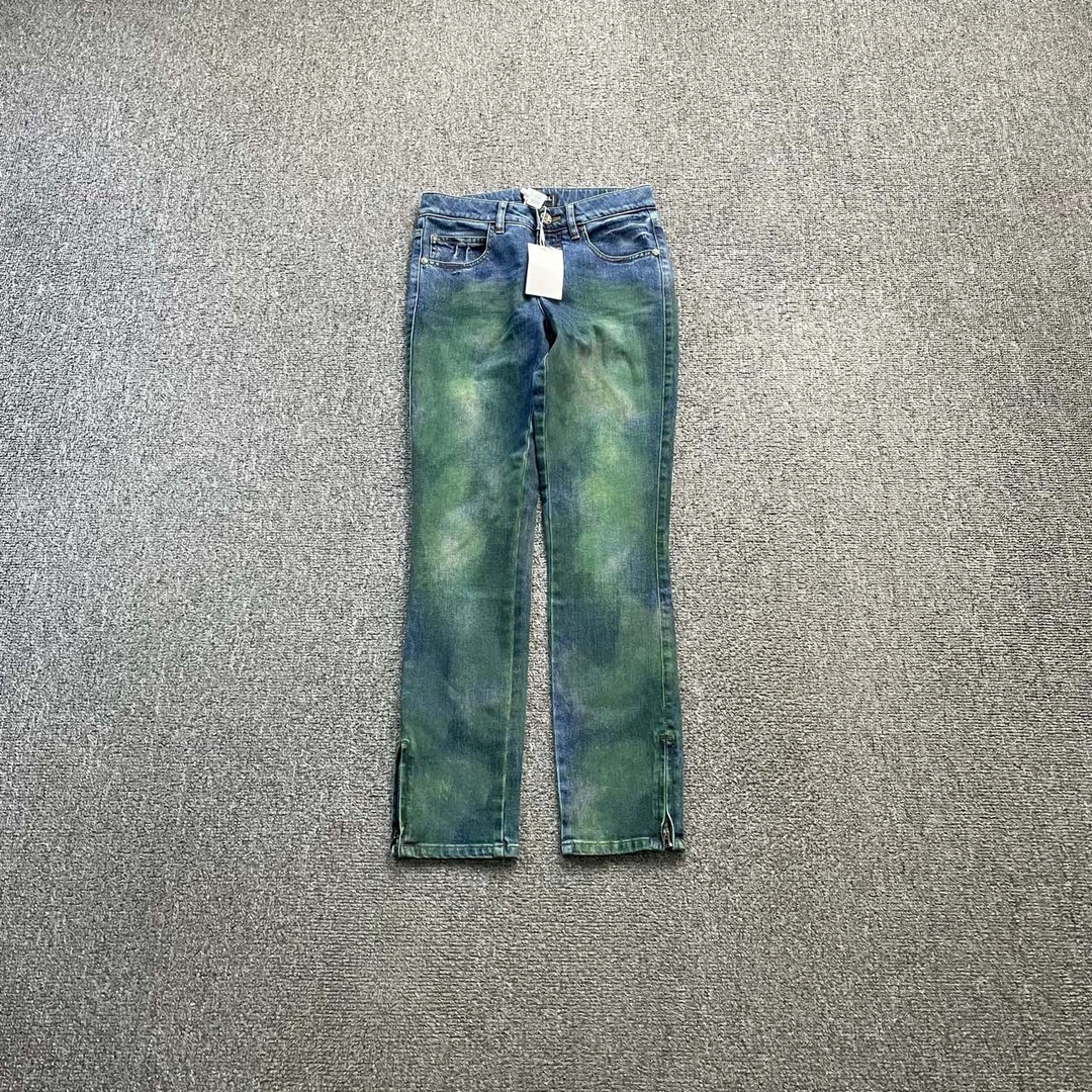 99新 Chanel/香奈儿 zd6 苔藓牛仔裤 34码 901303