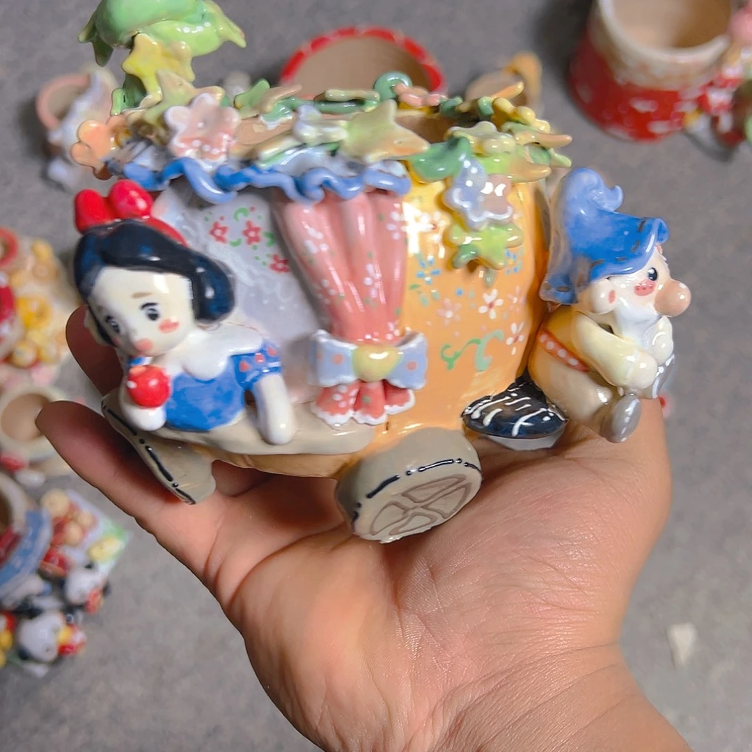 小***铛老梧家的手工多肉花盆