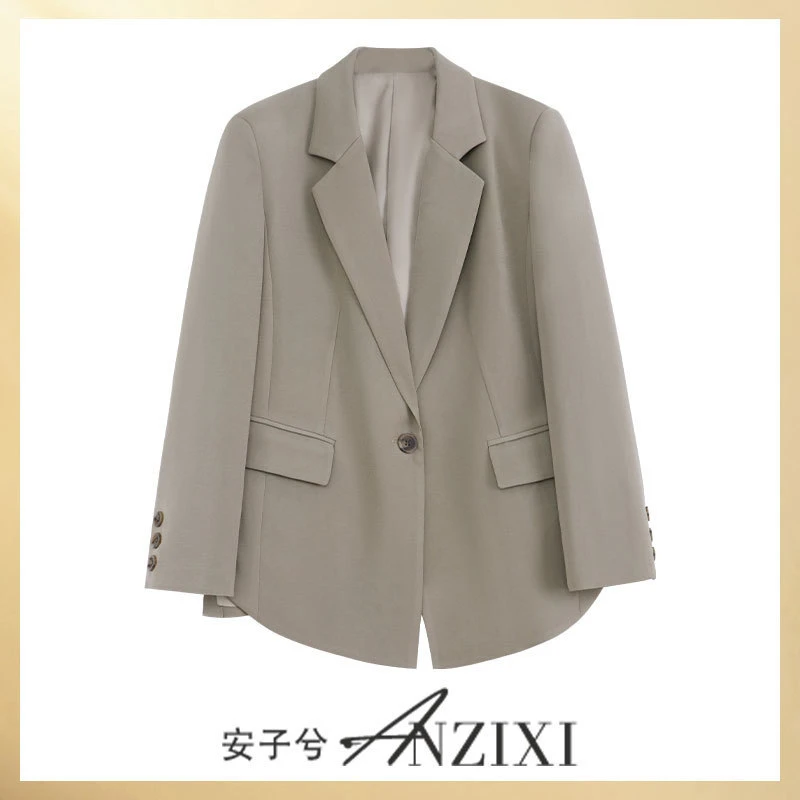 【静秋专属】安子兮复古时尚女式西装外套AZX223W3235