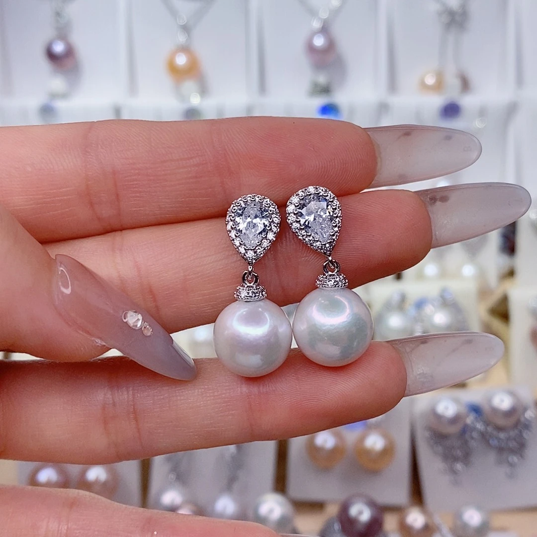 未镶嵌淡水珍珠耳饰