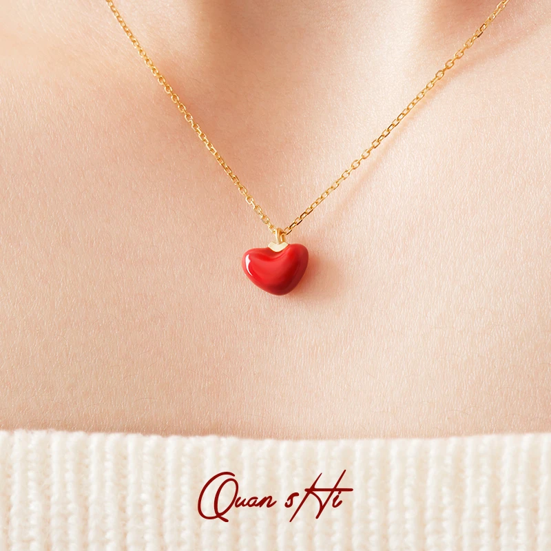 链子925银 【现货】诠誓小红心系列-925银项链