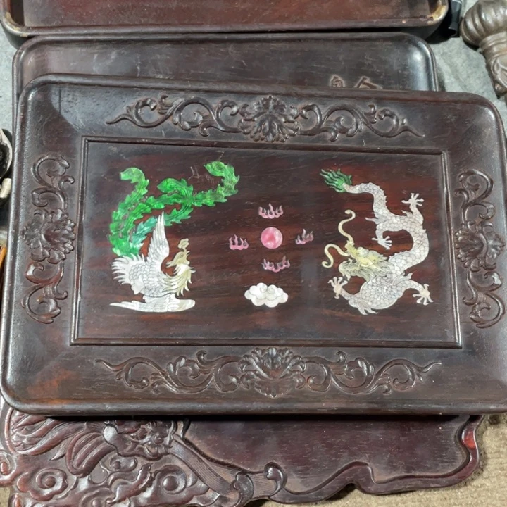 木不***赢品相好的茶盘