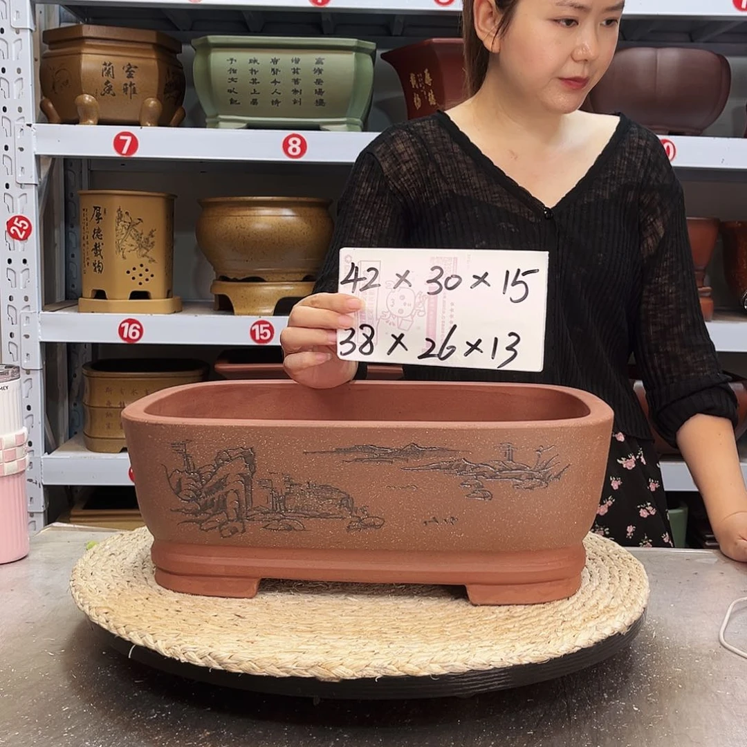 紫砂花盆紫砂花盆