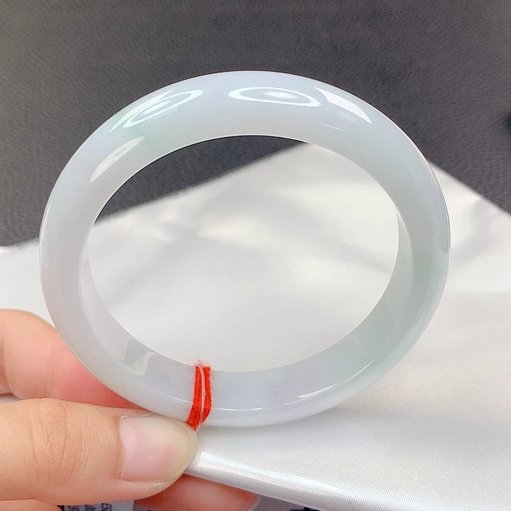 翡翠手镯未镶嵌正圈57.5 翡翠手镯71