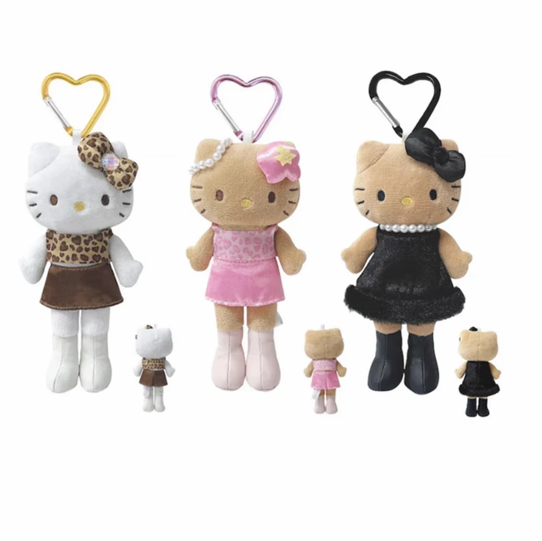 三丽鸥大长腿短裙HelloKitty毛绒公仔挂件凯蒂猫玩偶包挂饰
