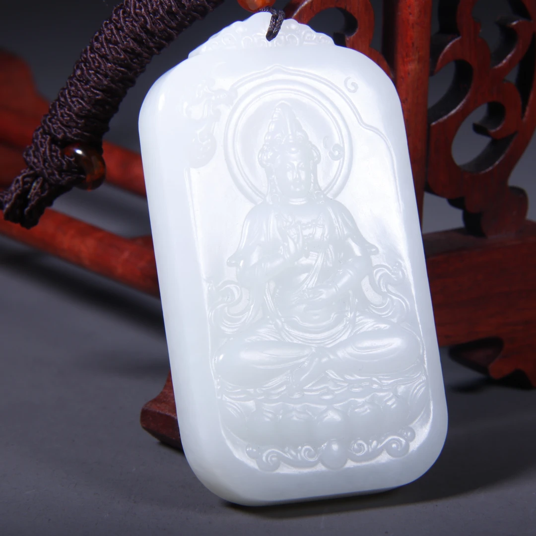 观音和田白玉佩 听雨轩 Z 91487
