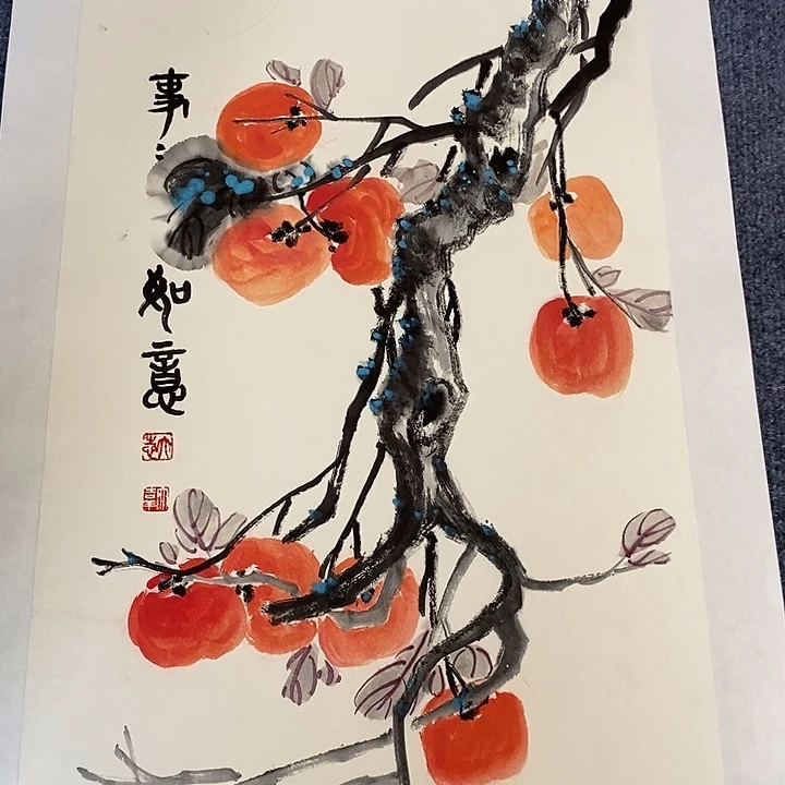 半***雨国画纯手绘写意画作