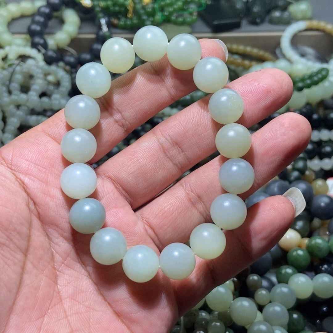 北***活手链未镶嵌和田玉