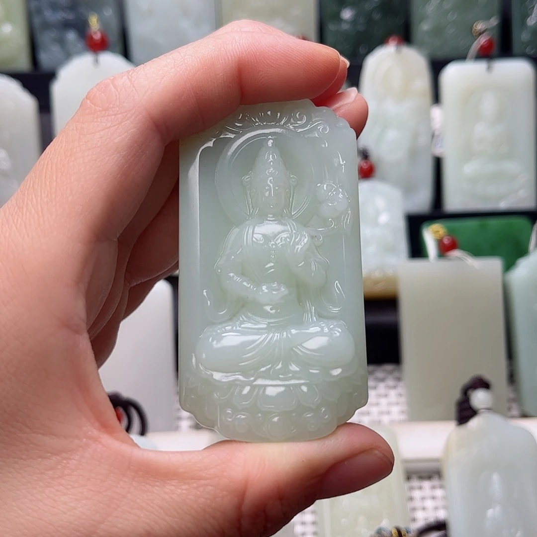 和田玉未镶嵌挂件M****n