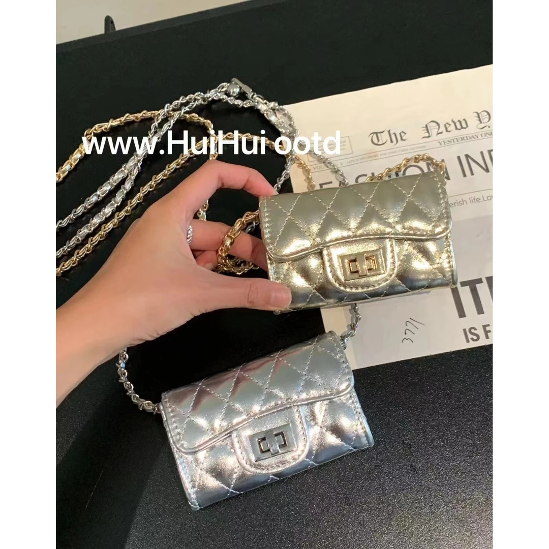 HuiHui【巧妙搭配】小香风迷你小包包口红零钱包斜挎链条包（A712）