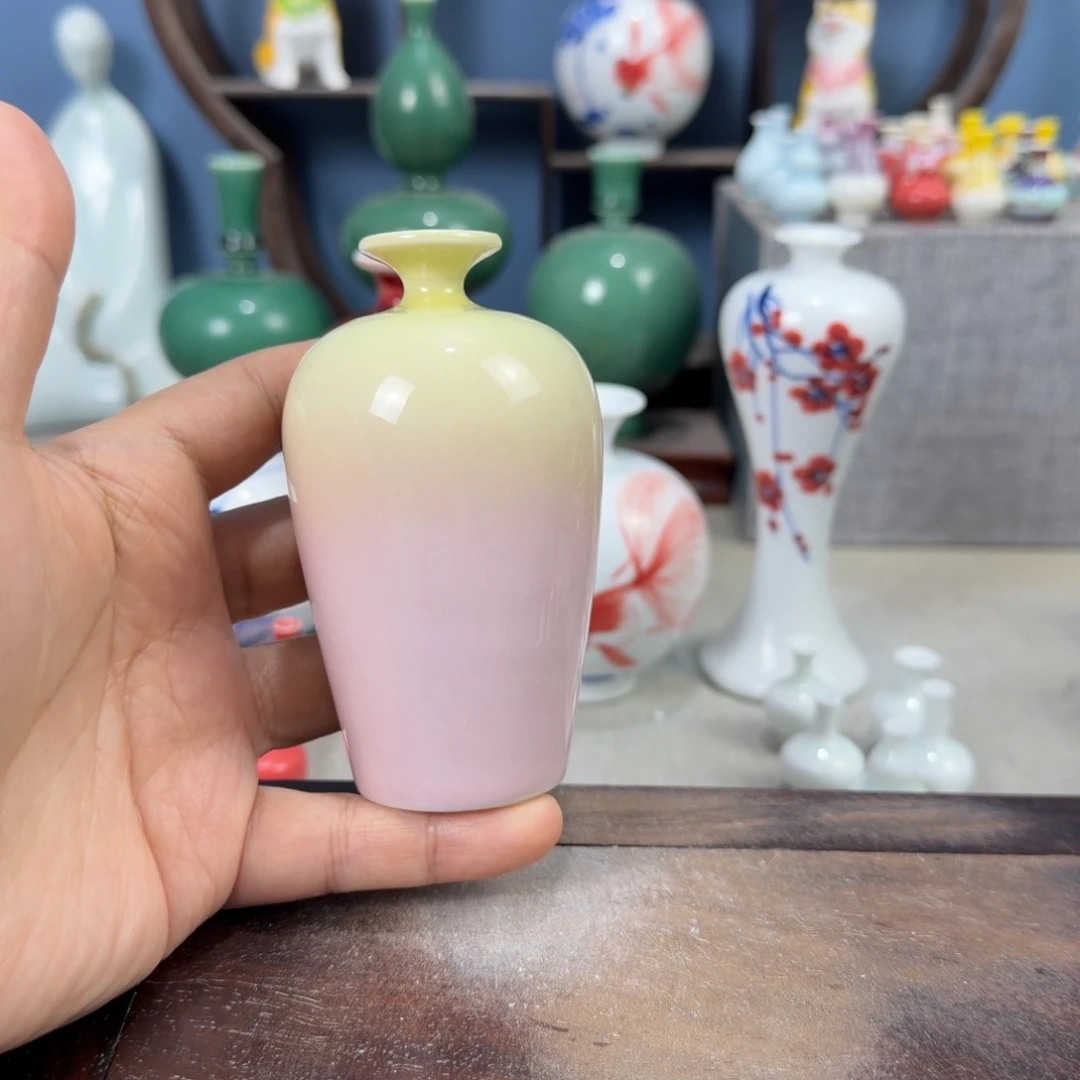 陶瓷手工小花器摆件