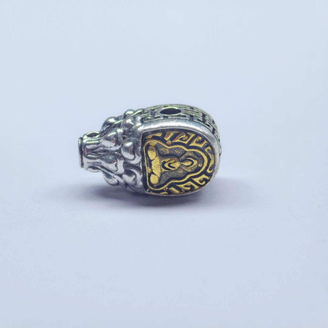 205C文玩配饰莲花无相佛三通12㎜