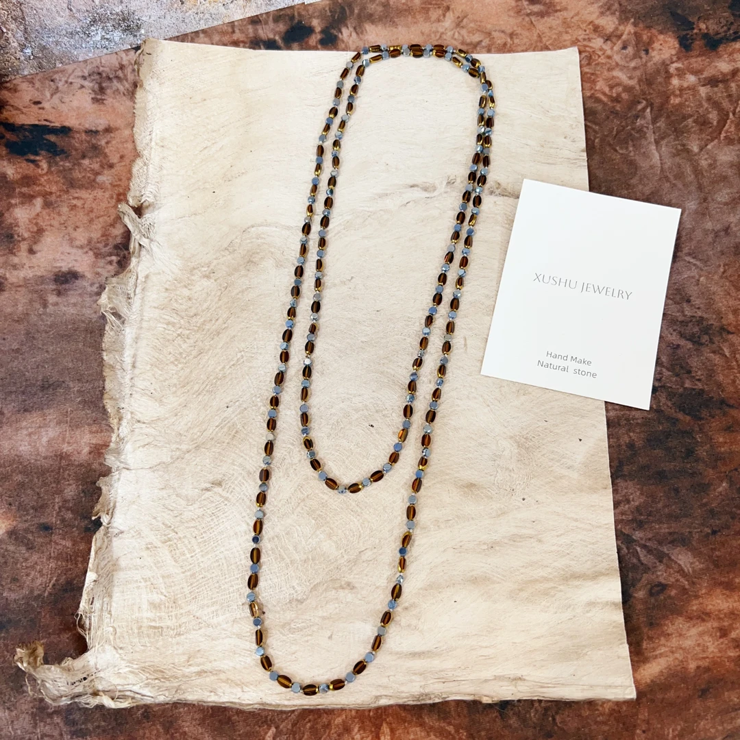 XUSHU 叙述原创 《 星尘大海 》系列精致高级感毛衣链