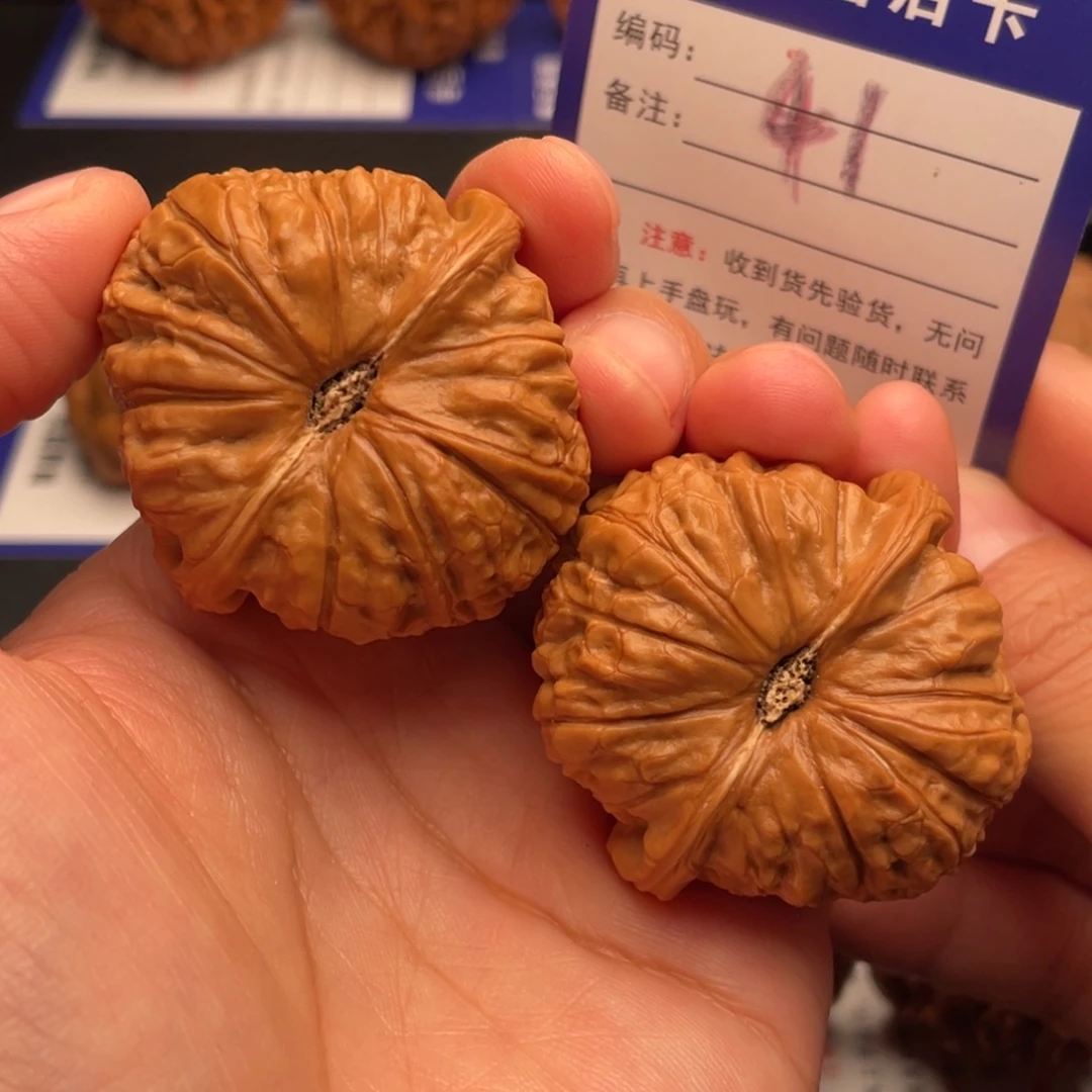 文玩核桃把件南瓜墩42全品41号