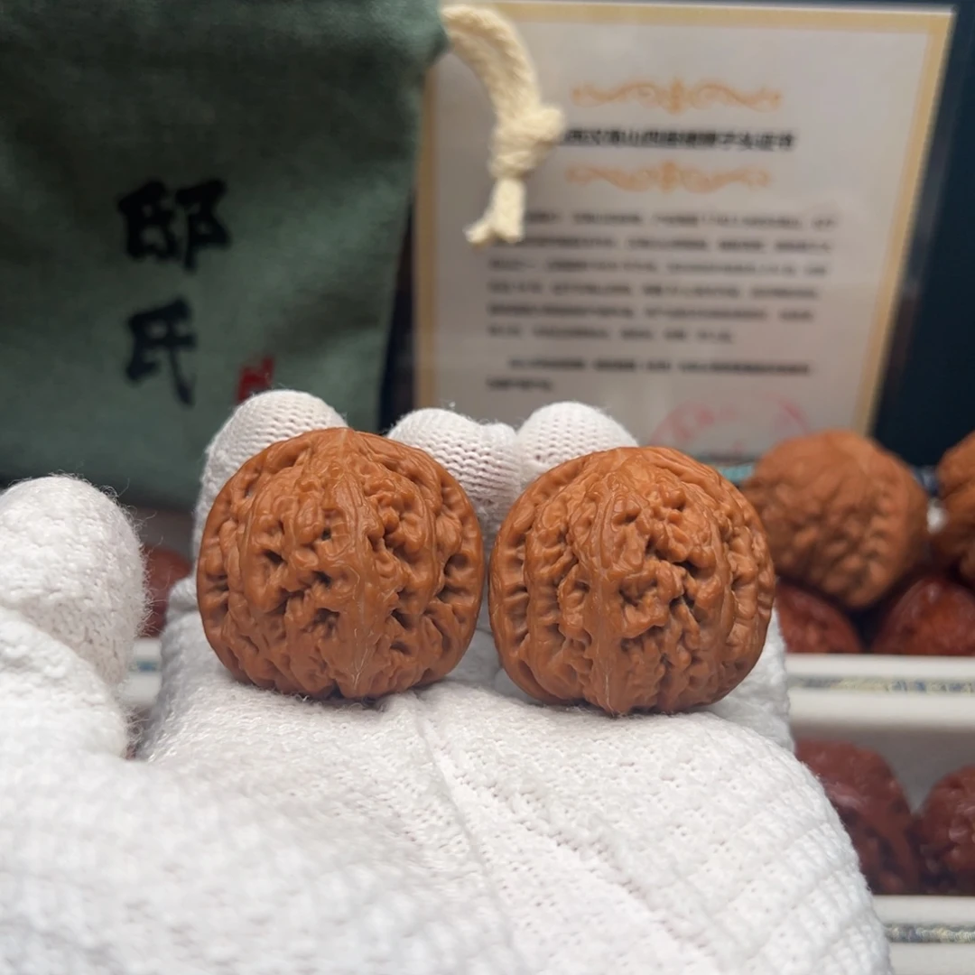文玩核桃把件P****袋粗筋38