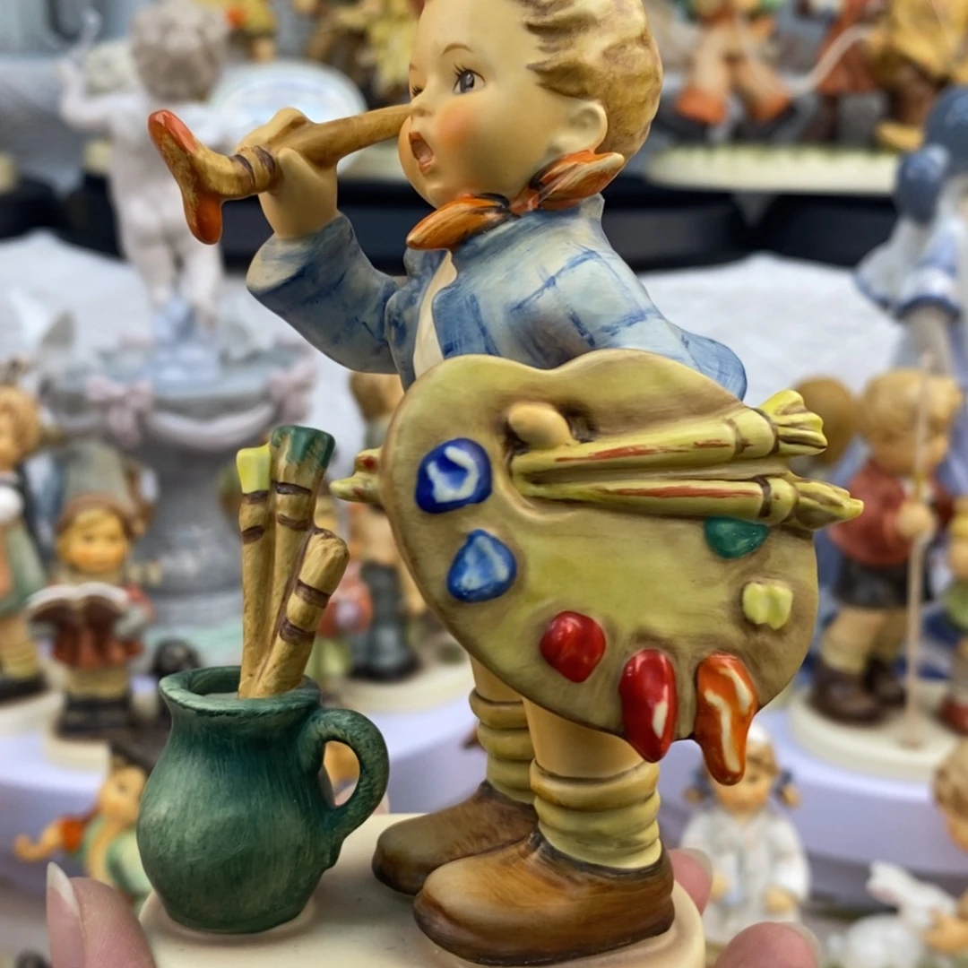 瓷片欧美中古美物摆件