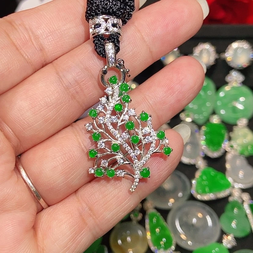 【闪购商品】颈饰未镶嵌翡翠天然翡翠