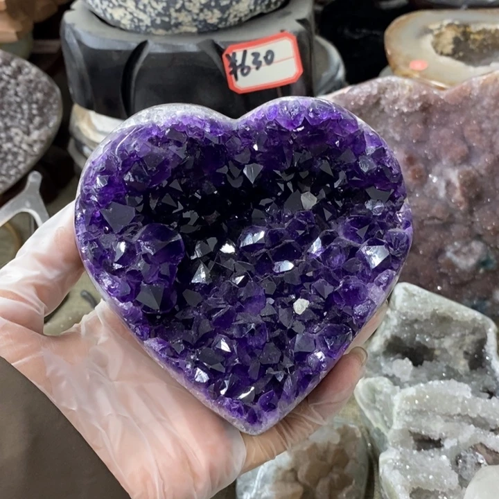 珠宝半成品未镶嵌紫晶34