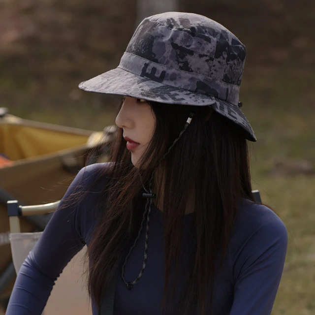 女士帽子户外登山露营徒步可方便收纳太阳帽遮阳帽夏季小檐渔夫帽