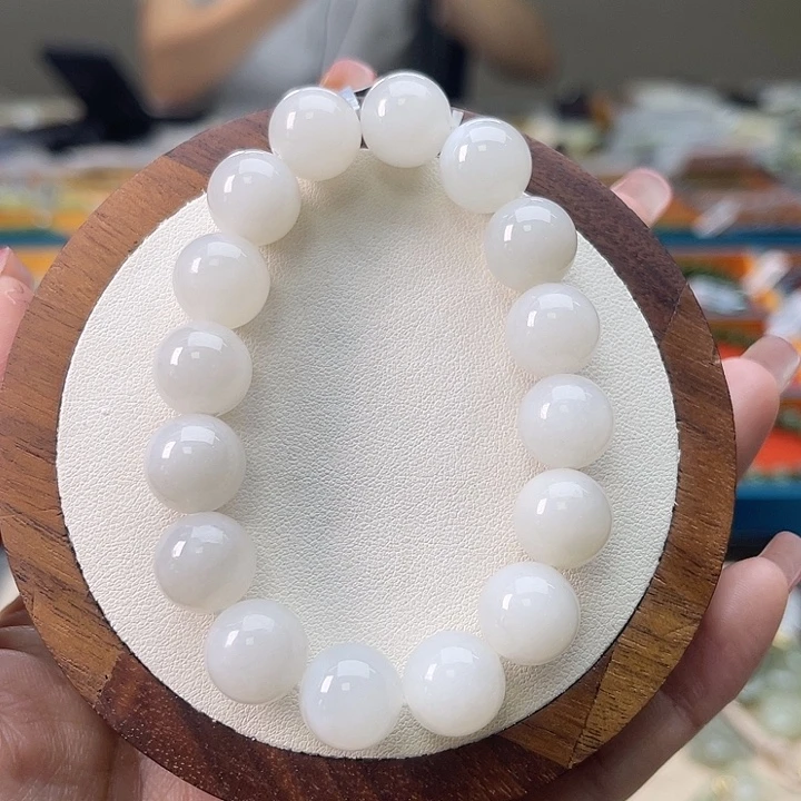 和田玉未镶嵌手串A30卡12