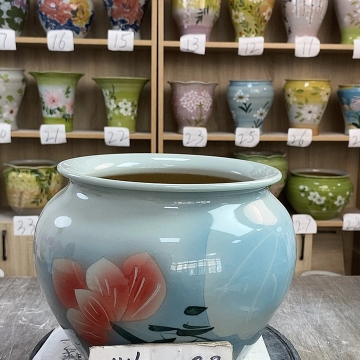 罐1tc景德镇陶瓷花盆