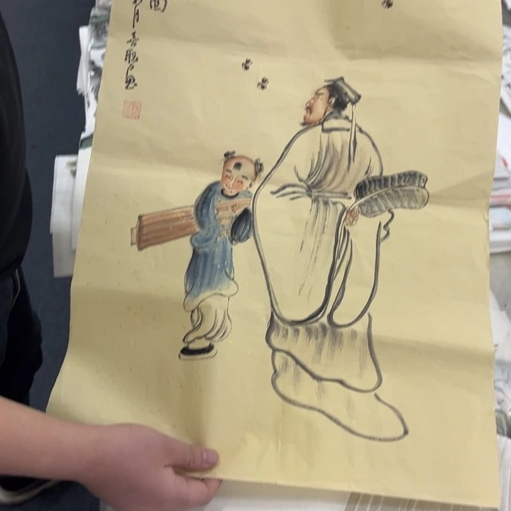 国画绘画手绘作品