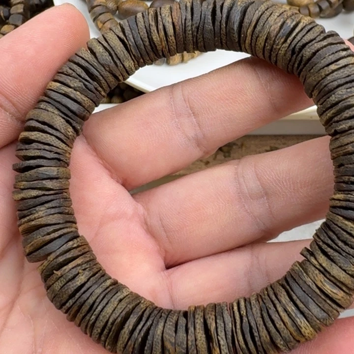 平***乐手串沉香乌身手串20克